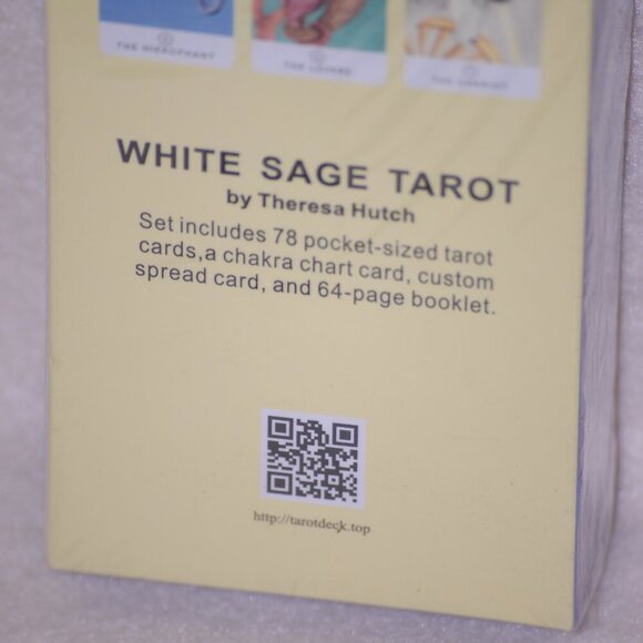 NWT White Sage Tarot by Theresa Hutch Pock Sized Deck 78 Cards & Guidebook - Picture 3 of 6